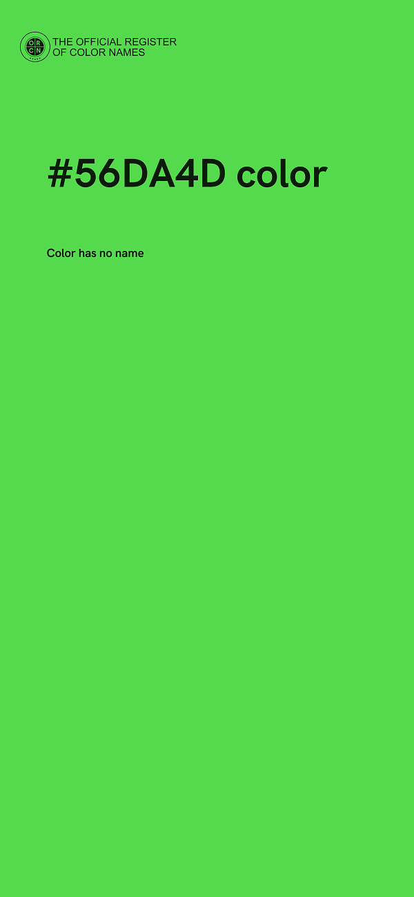 #56DA4D color image
