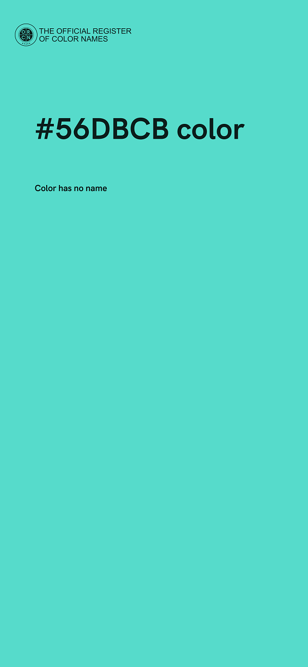 #56DBCB color image