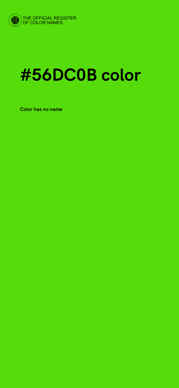 #56DC0B color image
