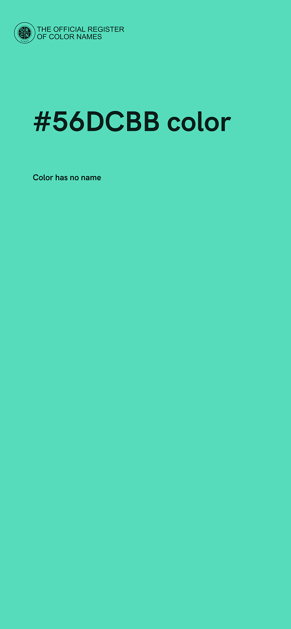 #56DCBB color image