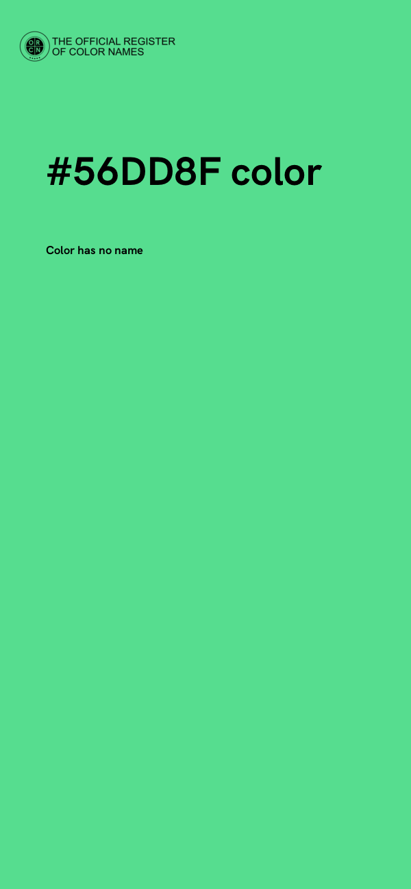 #56DD8F color image