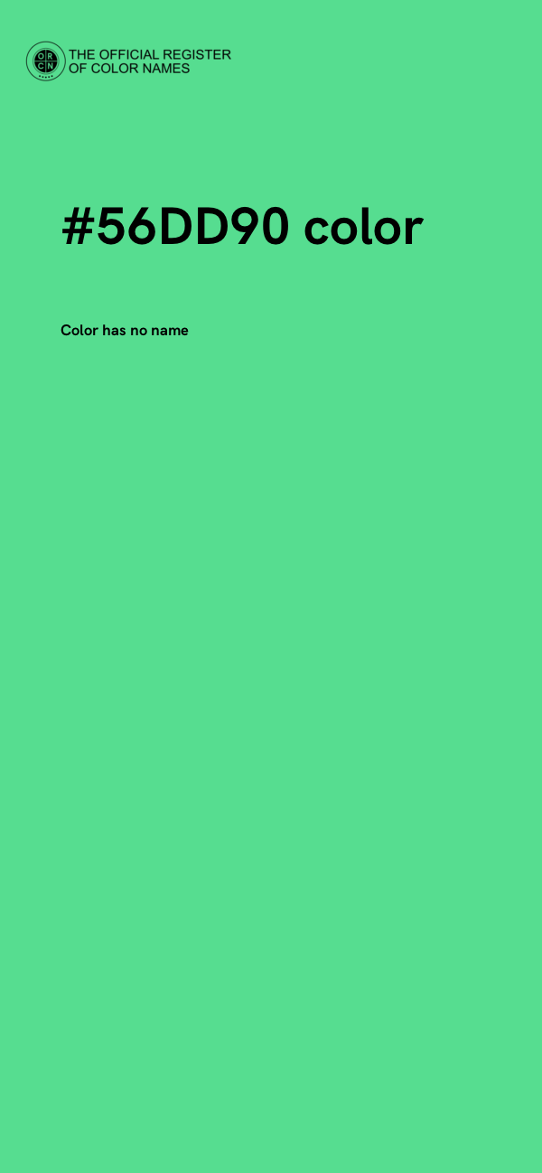 #56DD90 color image
