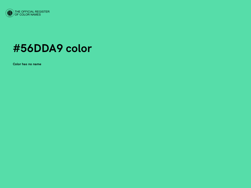 #56DDA9 color image