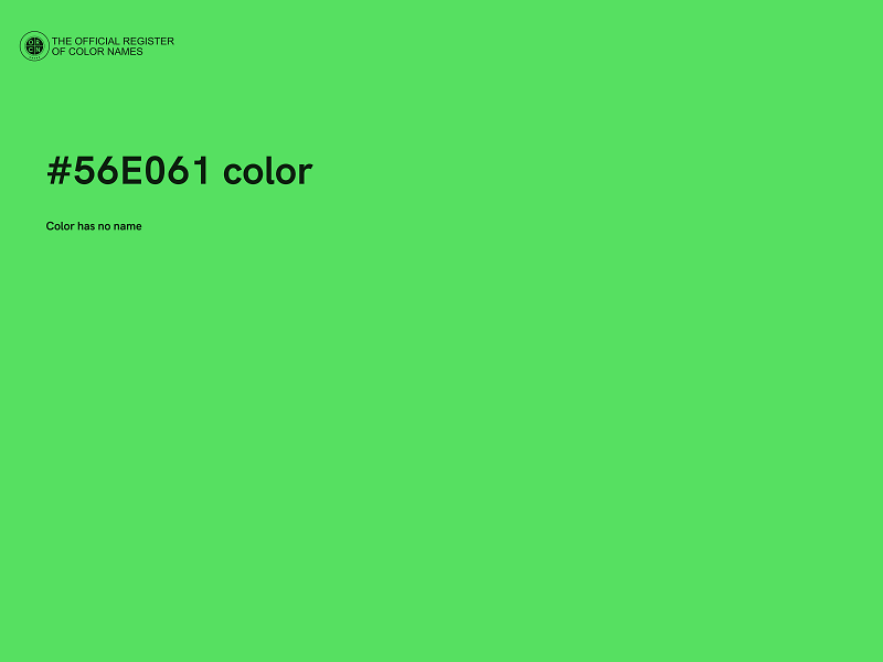 #56E061 color image