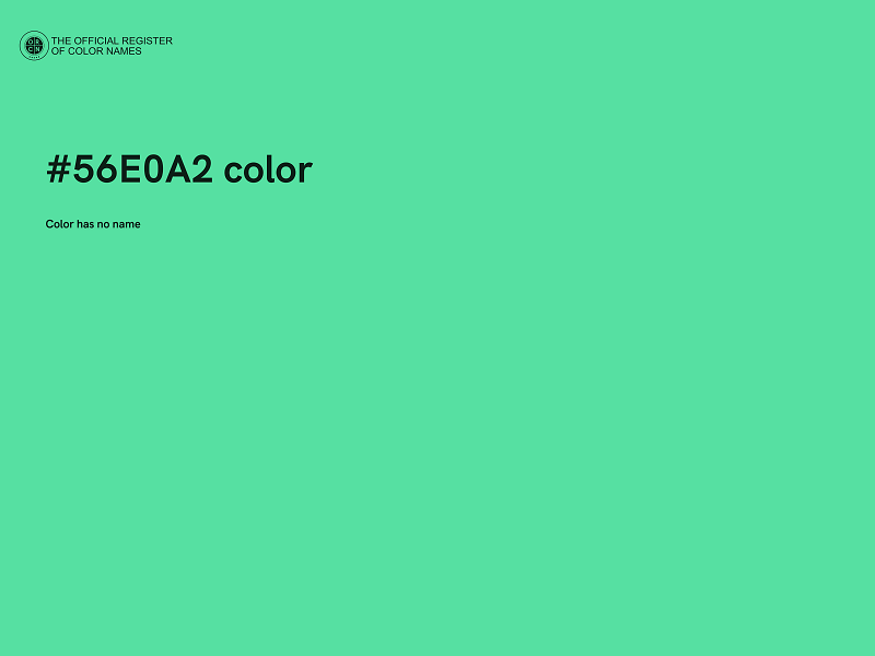 #56E0A2 color image