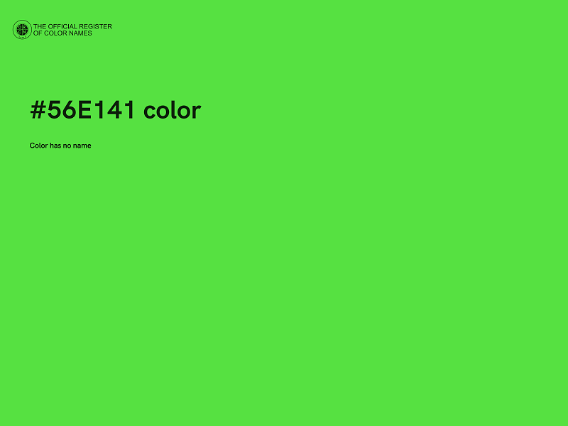 #56E141 color image
