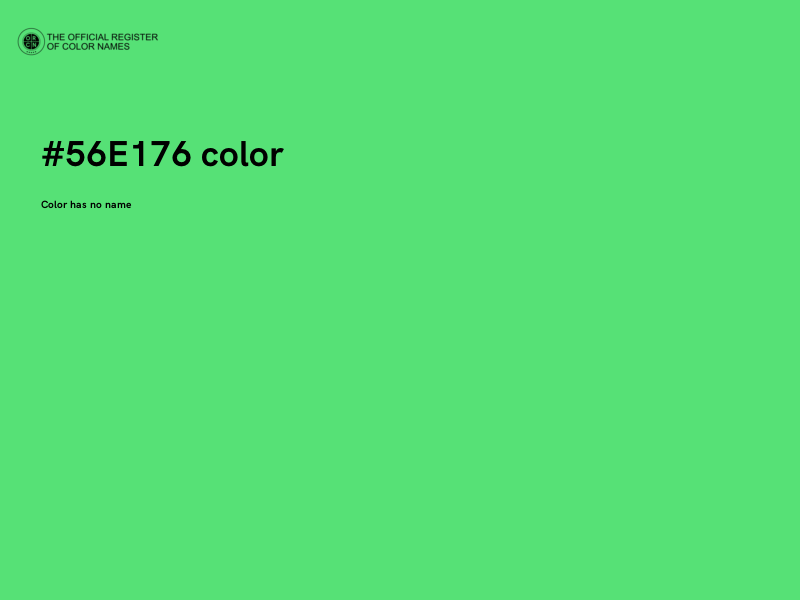#56E176 color image