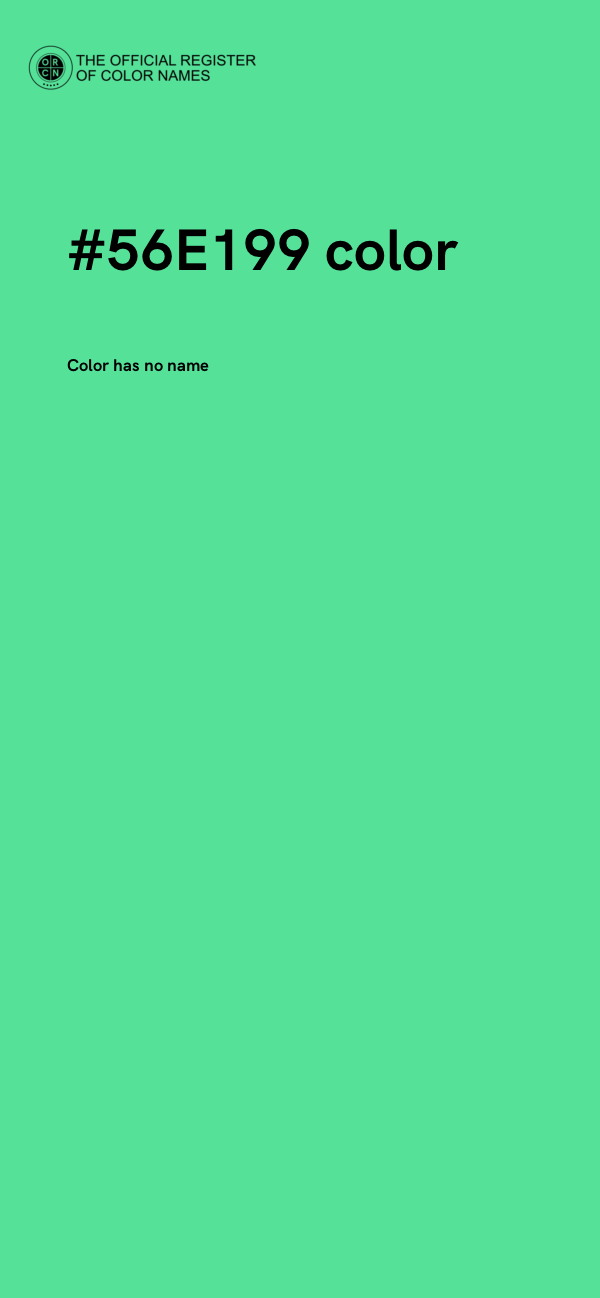 #56E199 color image