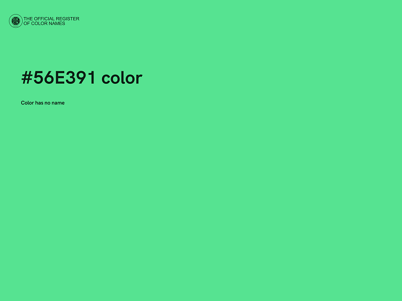 #56E391 color image