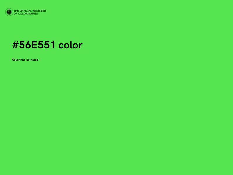 #56E551 color image