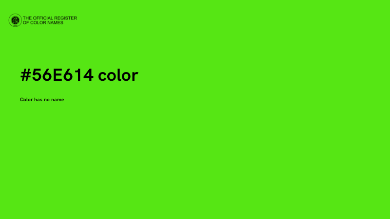#56E614 color image