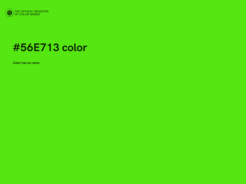 #56E713 color image