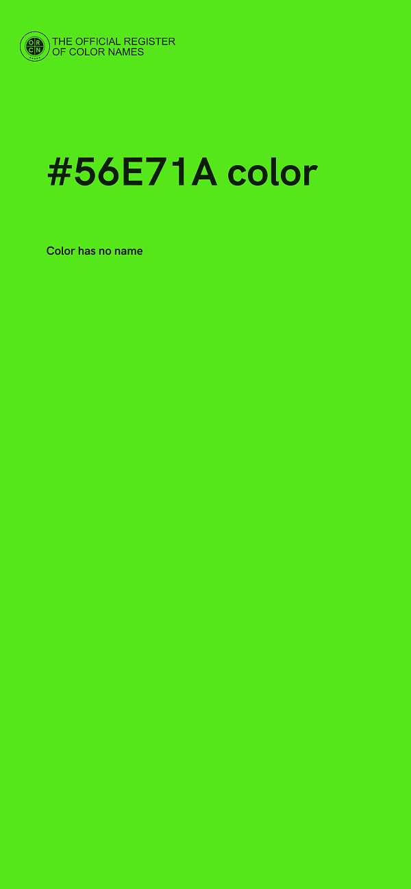 #56E71A color image