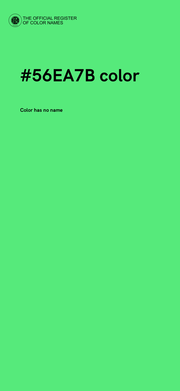 #56EA7B color image