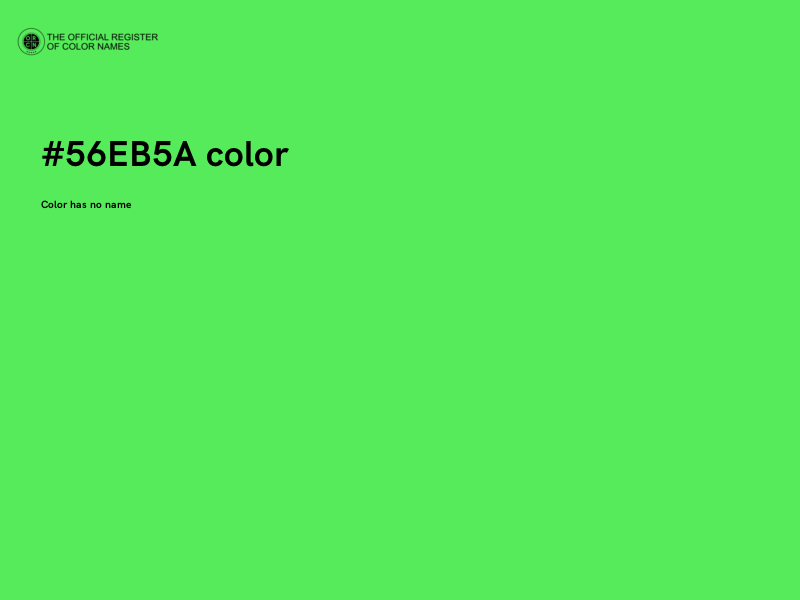 #56EB5A color image