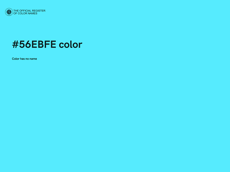 #56EBFE color image