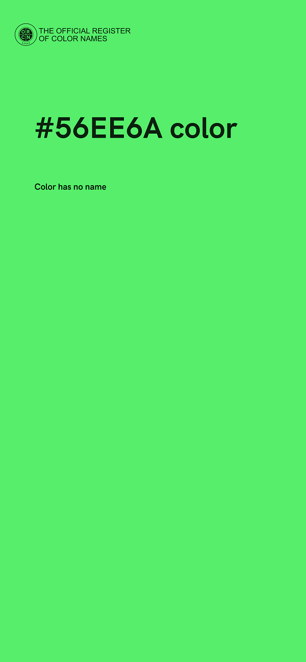 #56EE6A color image