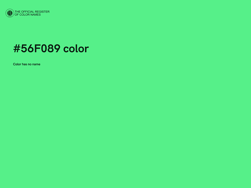 #56F089 color image