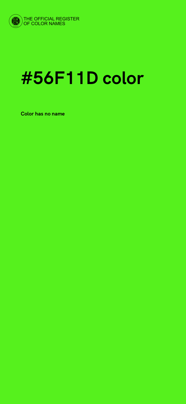 #56F11D color image