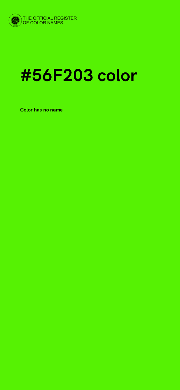 #56F203 color image
