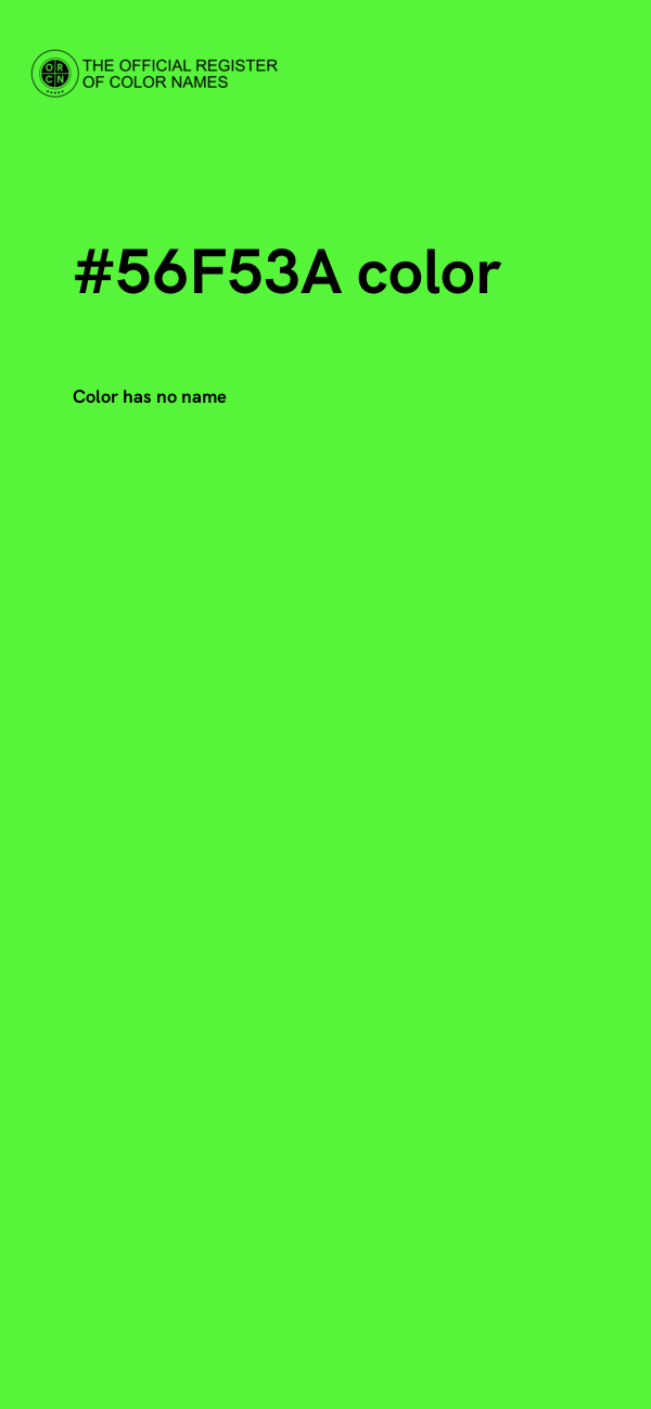 #56F53A color image