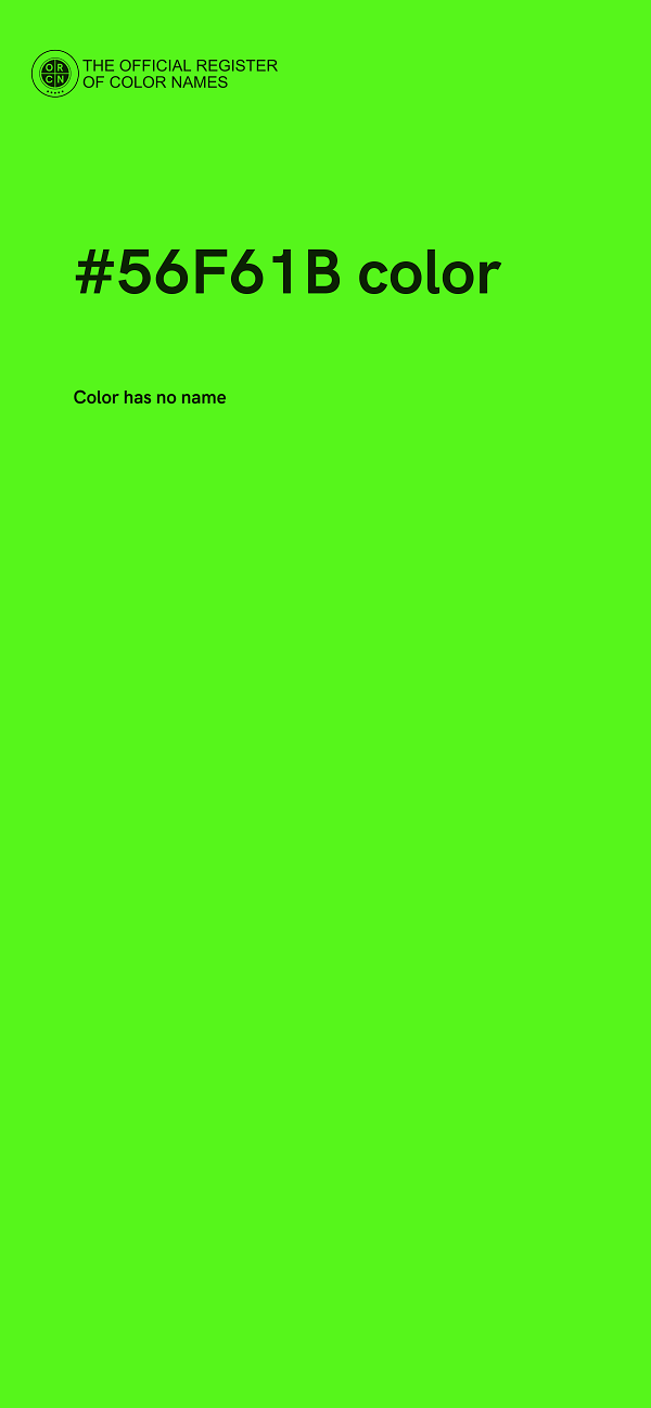 #56F61B color image