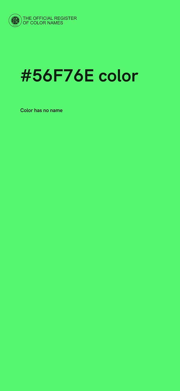 #56F76E color image