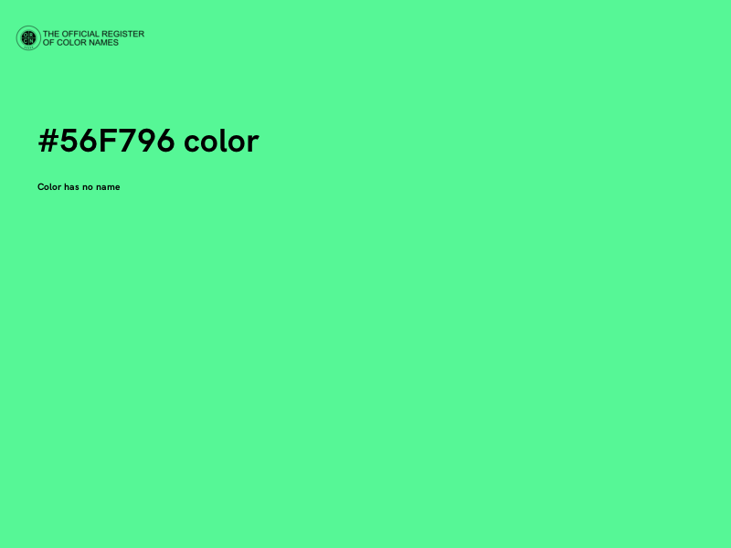 #56F796 color image