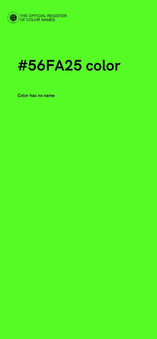 #56FA25 color image
