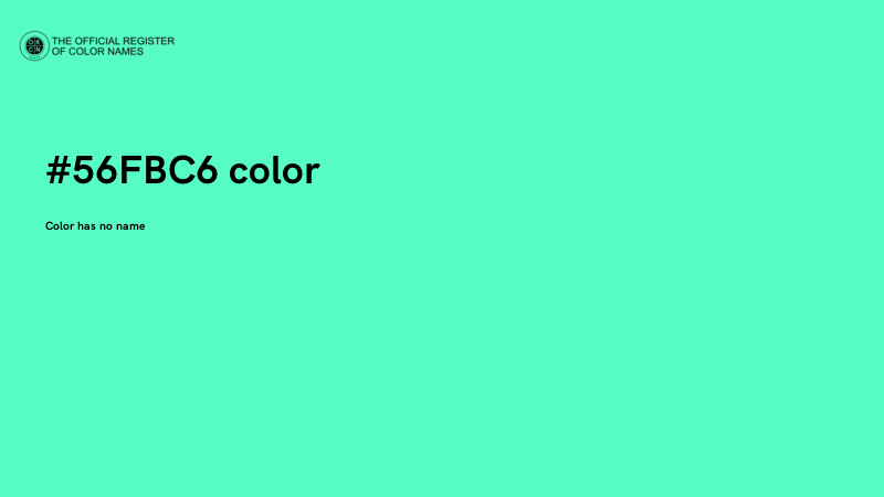 #56FBC6 color image