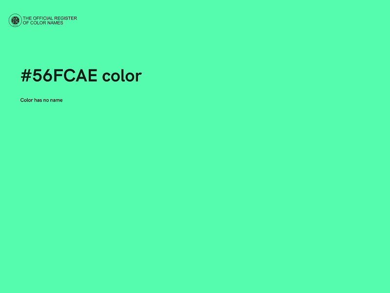 #56FCAE color image