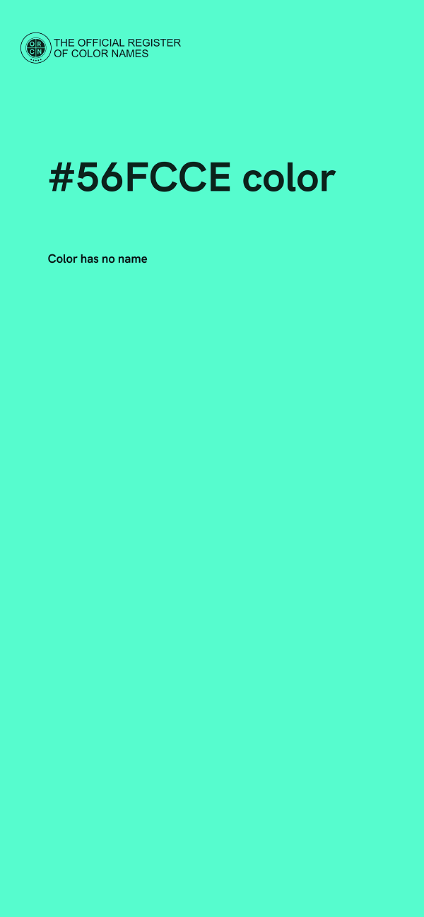 #56FCCE color image