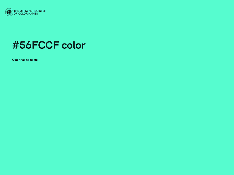 #56FCCF color image