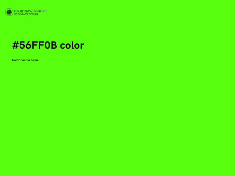 #56FF0B color image