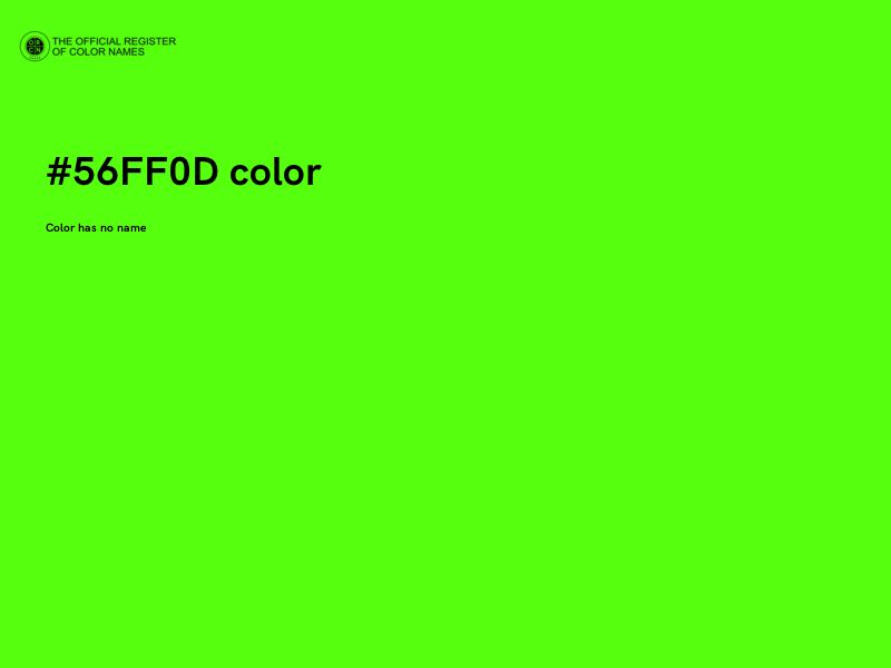 #56FF0D color image