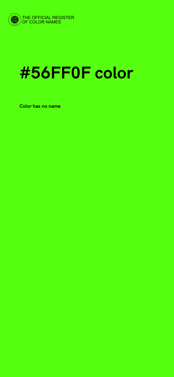 #56FF0F color image