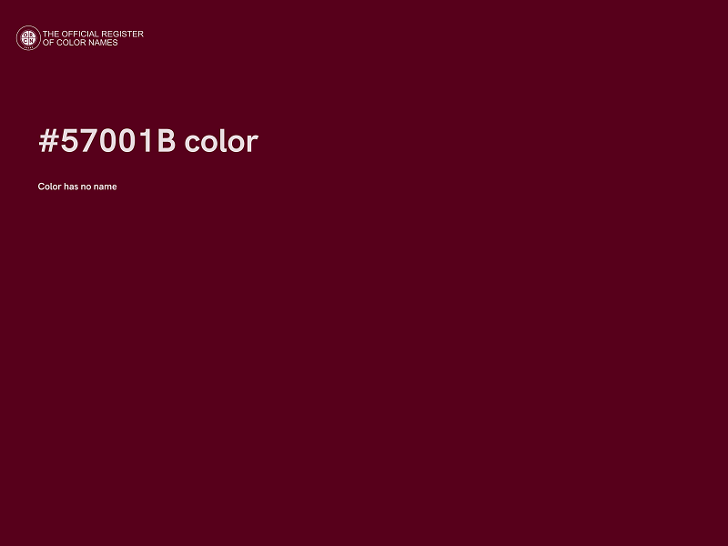 #57001B color image