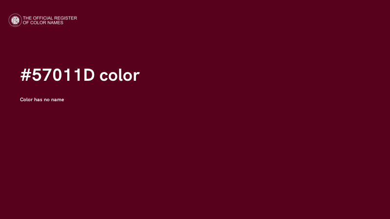 #57011D color image