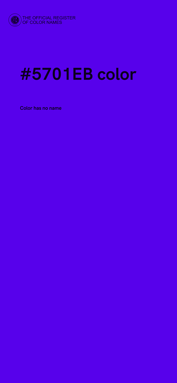 #5701EB color image