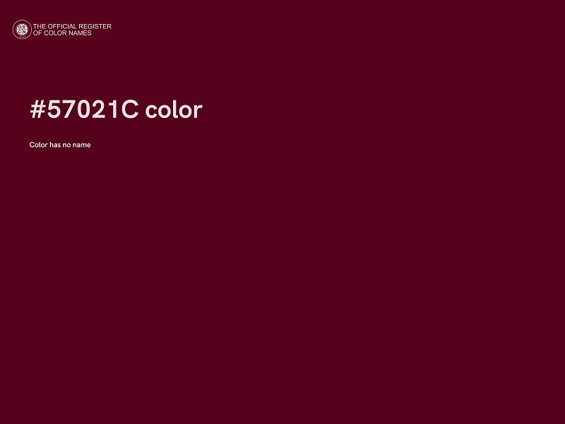 #57021C color image