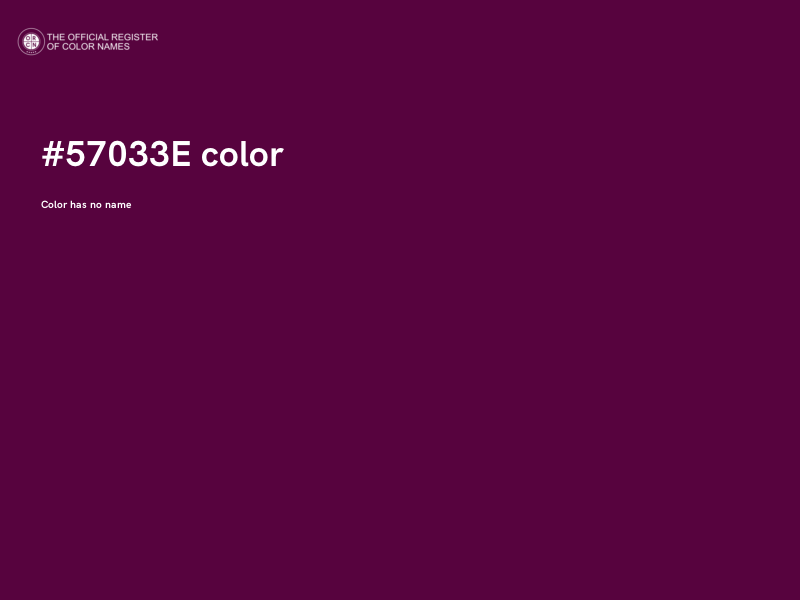#57033E color image