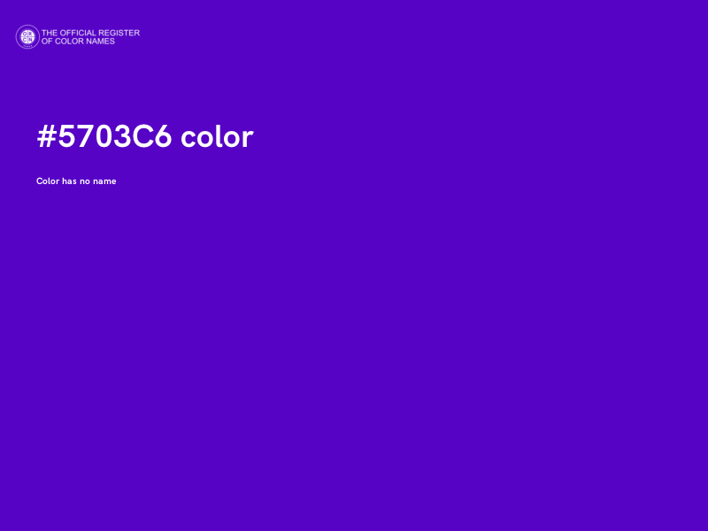 #5703C6 color image