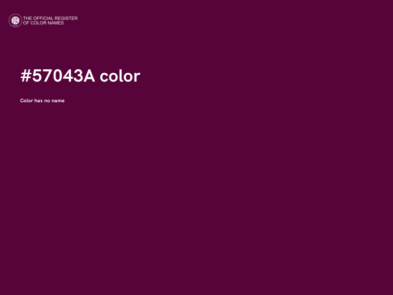 #57043A color image