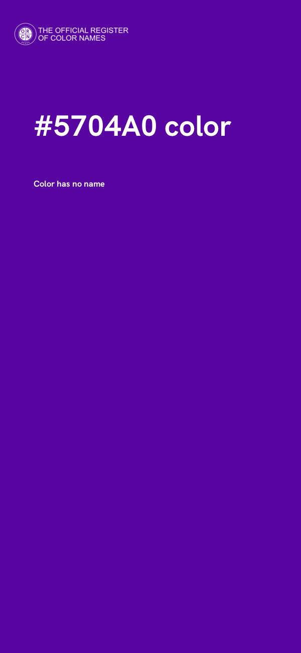 #5704A0 color image