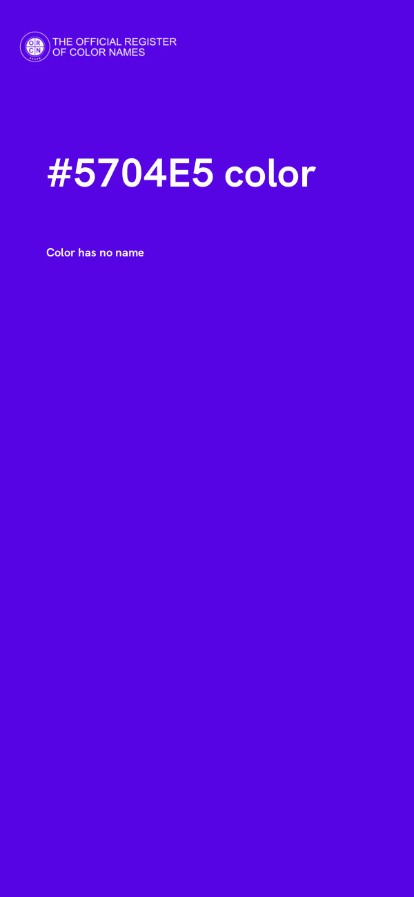 #5704E5 color image
