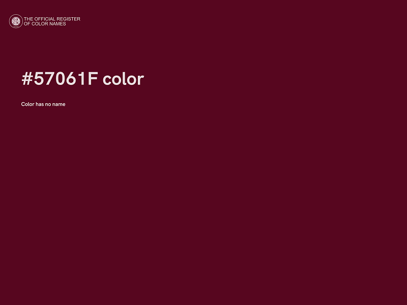 #57061F color image