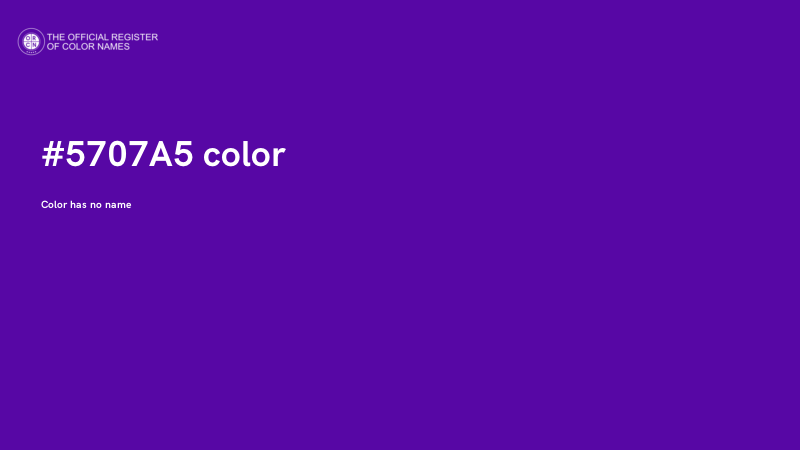 #5707A5 color image