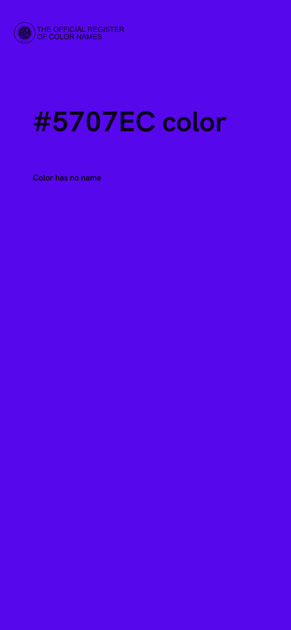 #5707EC color image