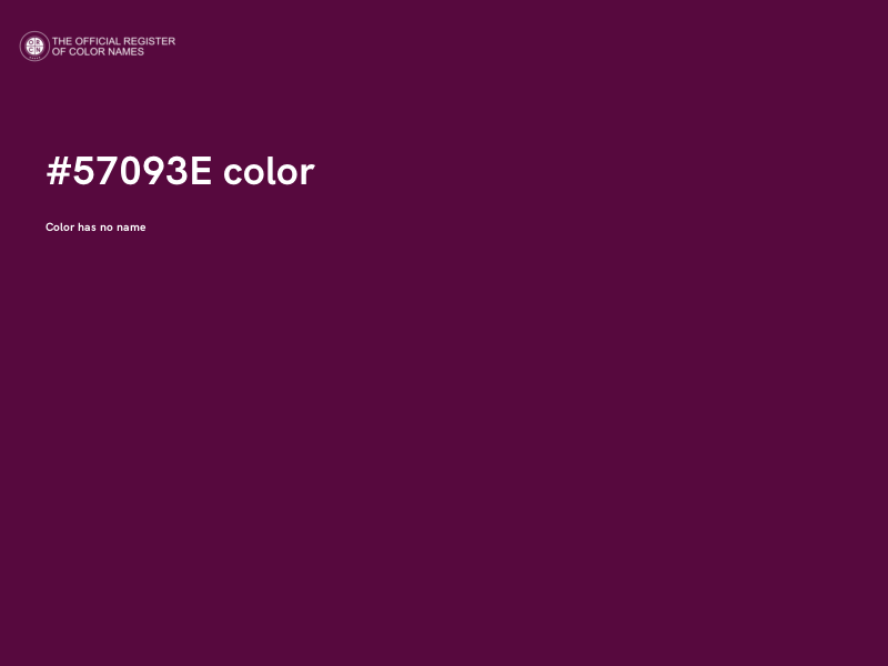 #57093E color image