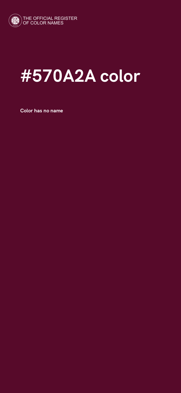 #570A2A color image